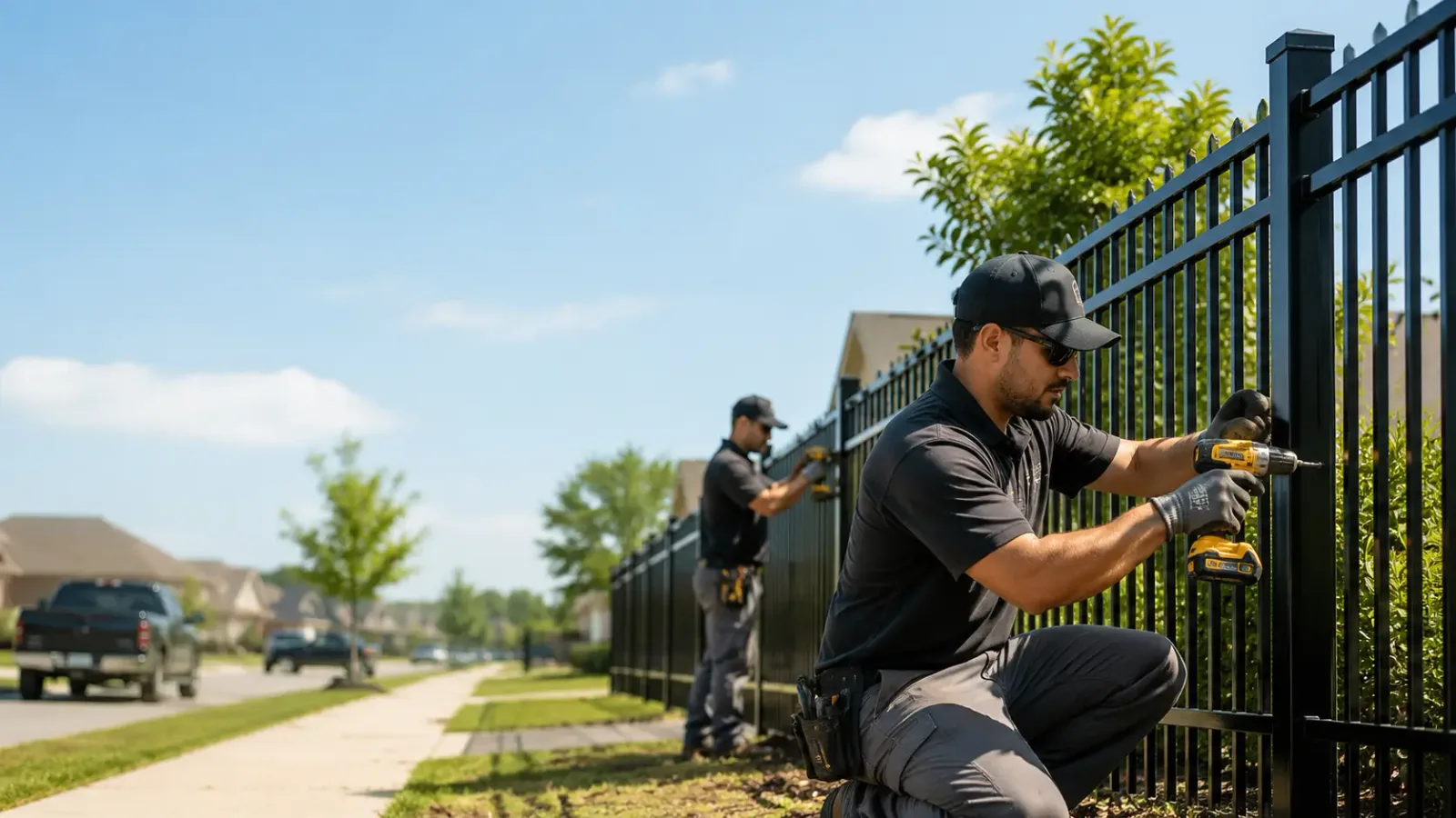 Metal Fence Installation in Wellsville, PA